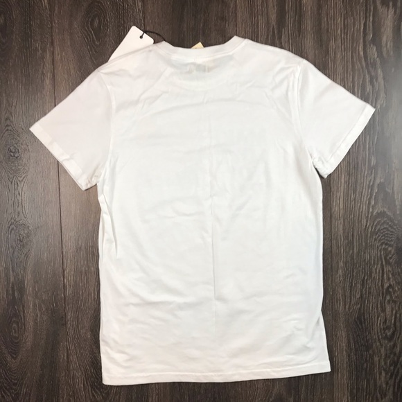 Diesel USA “Make Love Not Walls” Women’s White Floral Love T-Shirt Size Large - Picture 9 of 9